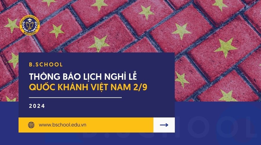 THÔNG BÁO LỊCH NGHỈ LỄ QUỐC KHÁNH 2/9